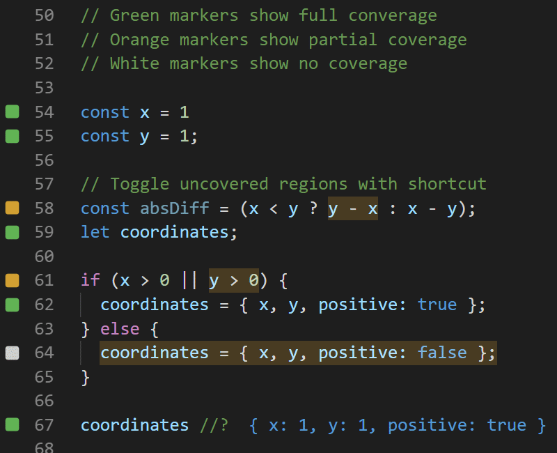 Inline Code Coverage Inline Code Coverage