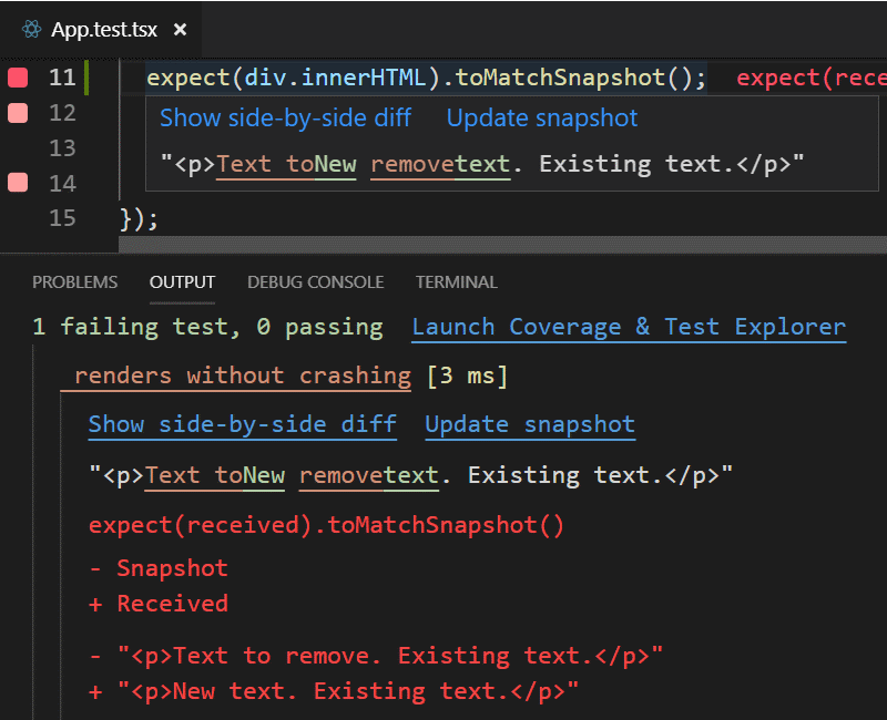 Enhanced Diffs & Snapshots Enhanced Diffs & Snapshots