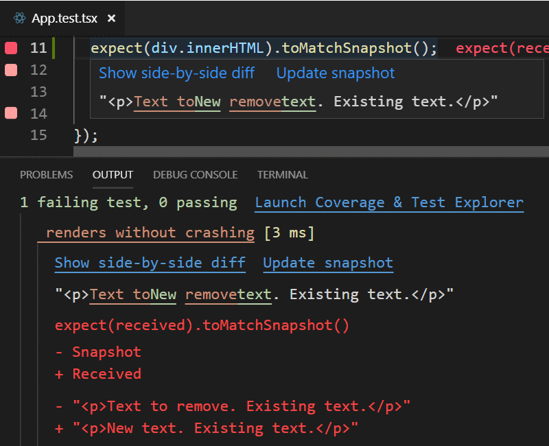 Enhanced Diffs & Snapshots