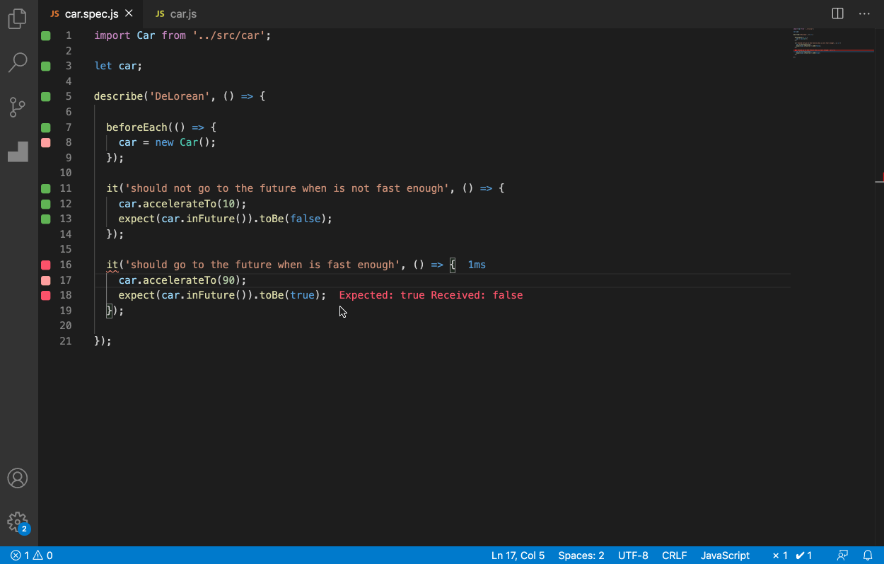 Test Story Viewer in action