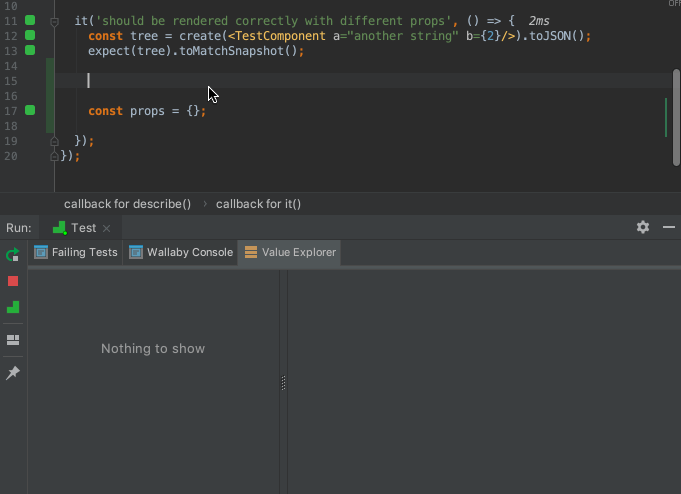 Value Explorer in action